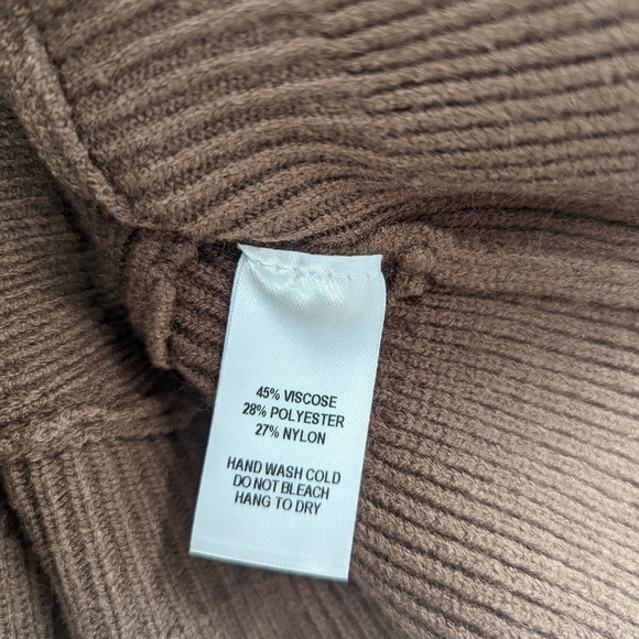 NWT LULU'S Faux Wrap Belted Dolman Sweater - Picture 7 of 8